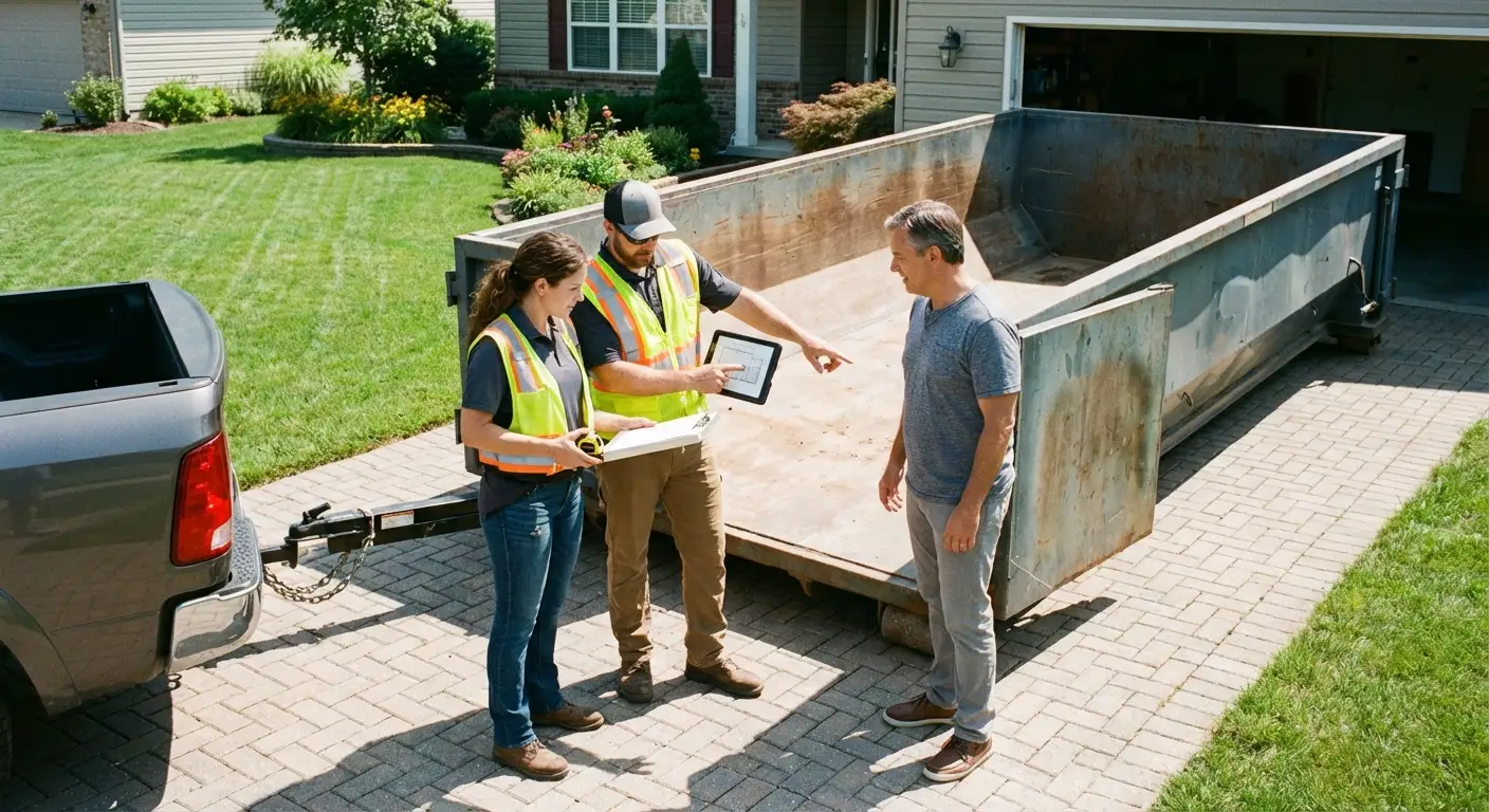 10 Yard Dumpster Rental Process in Austin, TX