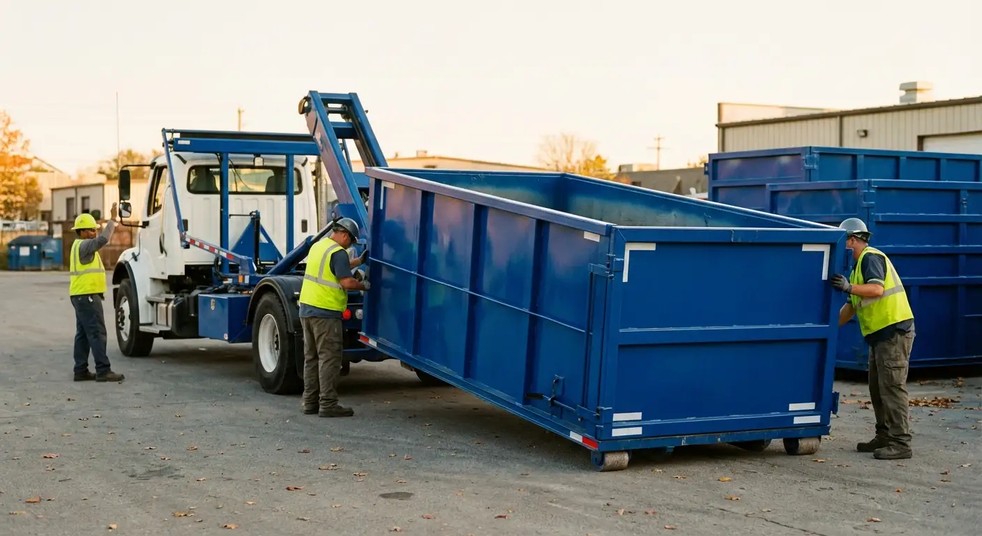 Commercial waste management and dumpster rental logistics in Austin, TX