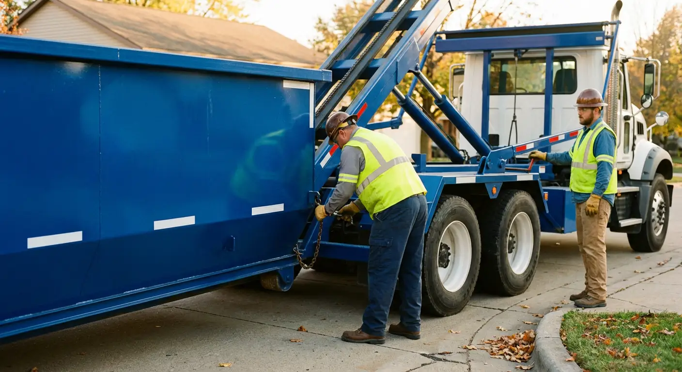 Dumpster delivery safety protocols in Austin, TX