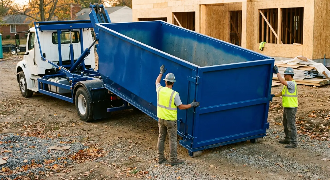 Construction dumpster delivery and waste management in Austin, TX