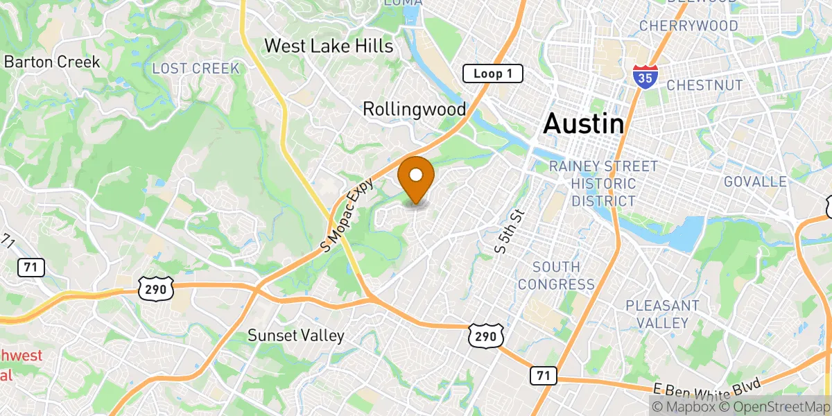  neighborhood map in Austin, TX