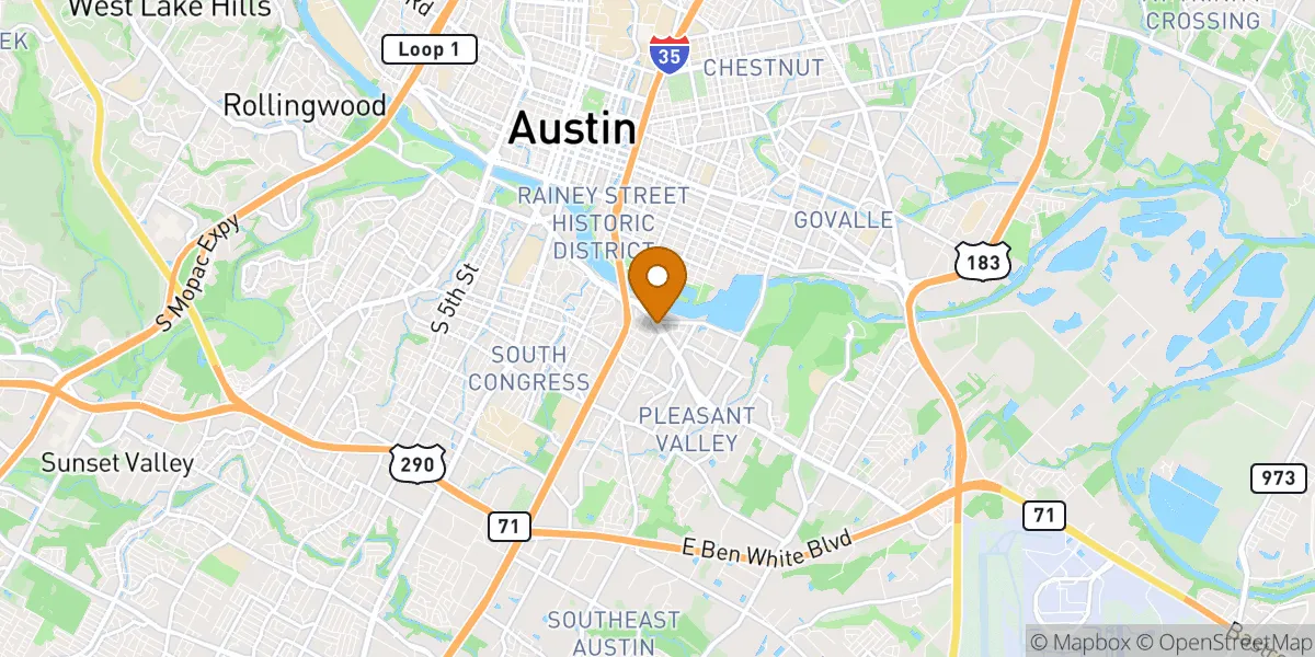  neighborhood map in Austin, TX