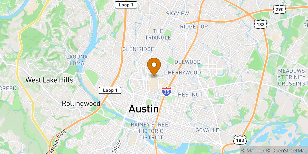  neighborhood map in Austin, TX