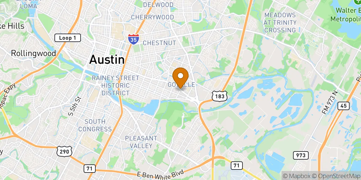  neighborhood map in Austin, TX