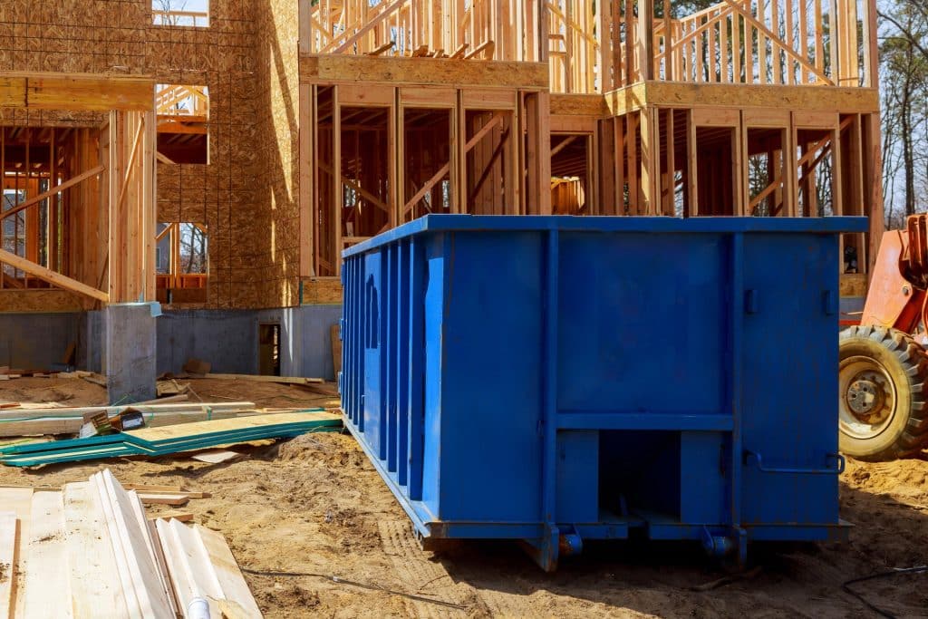 LDR Site Services Construction Dumpster in Austin TX